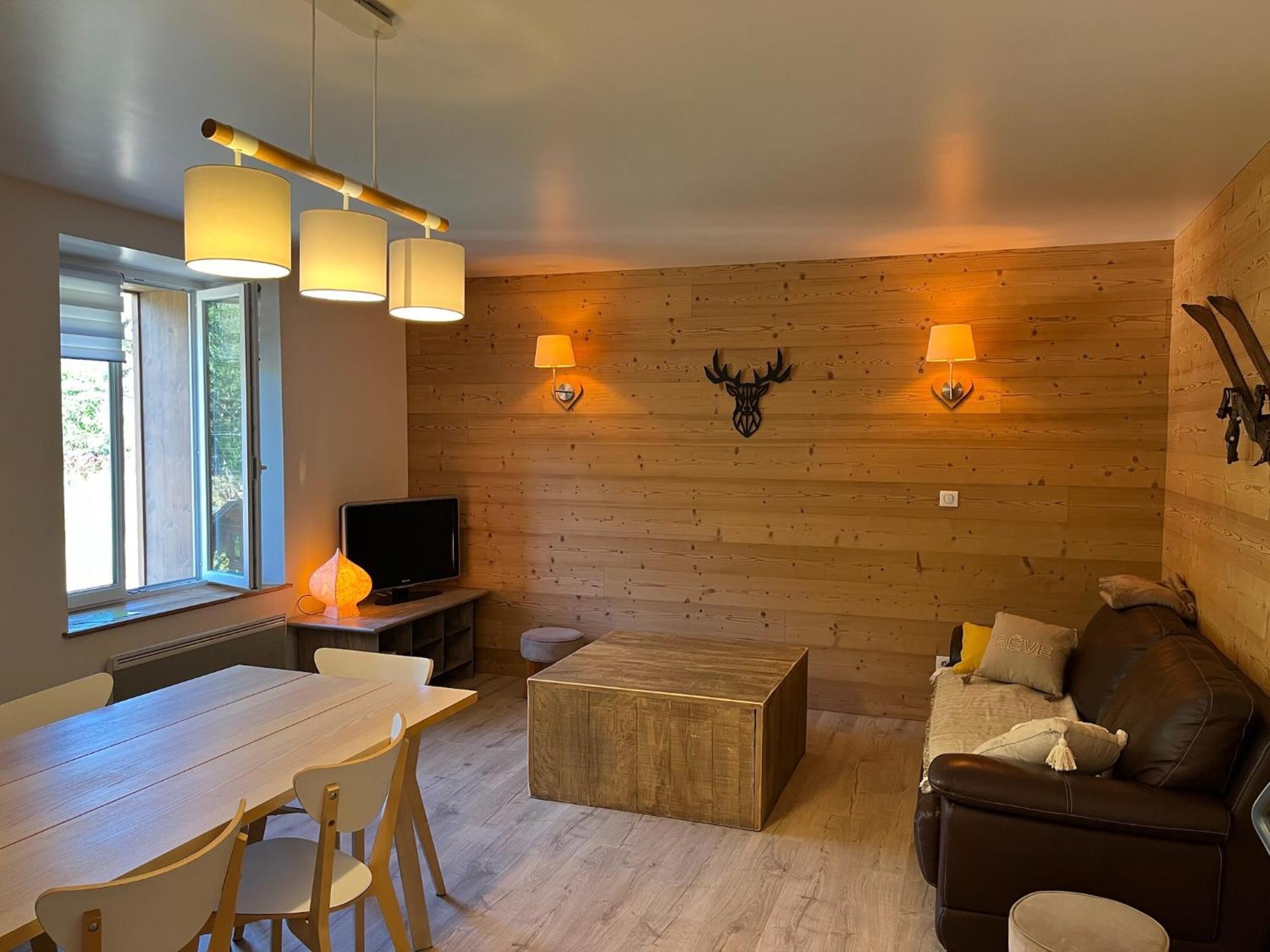 Loft 5 Personnes Type Chalet Avec Jardin Saint-Maurice-sur-Moselle Luaran gambar