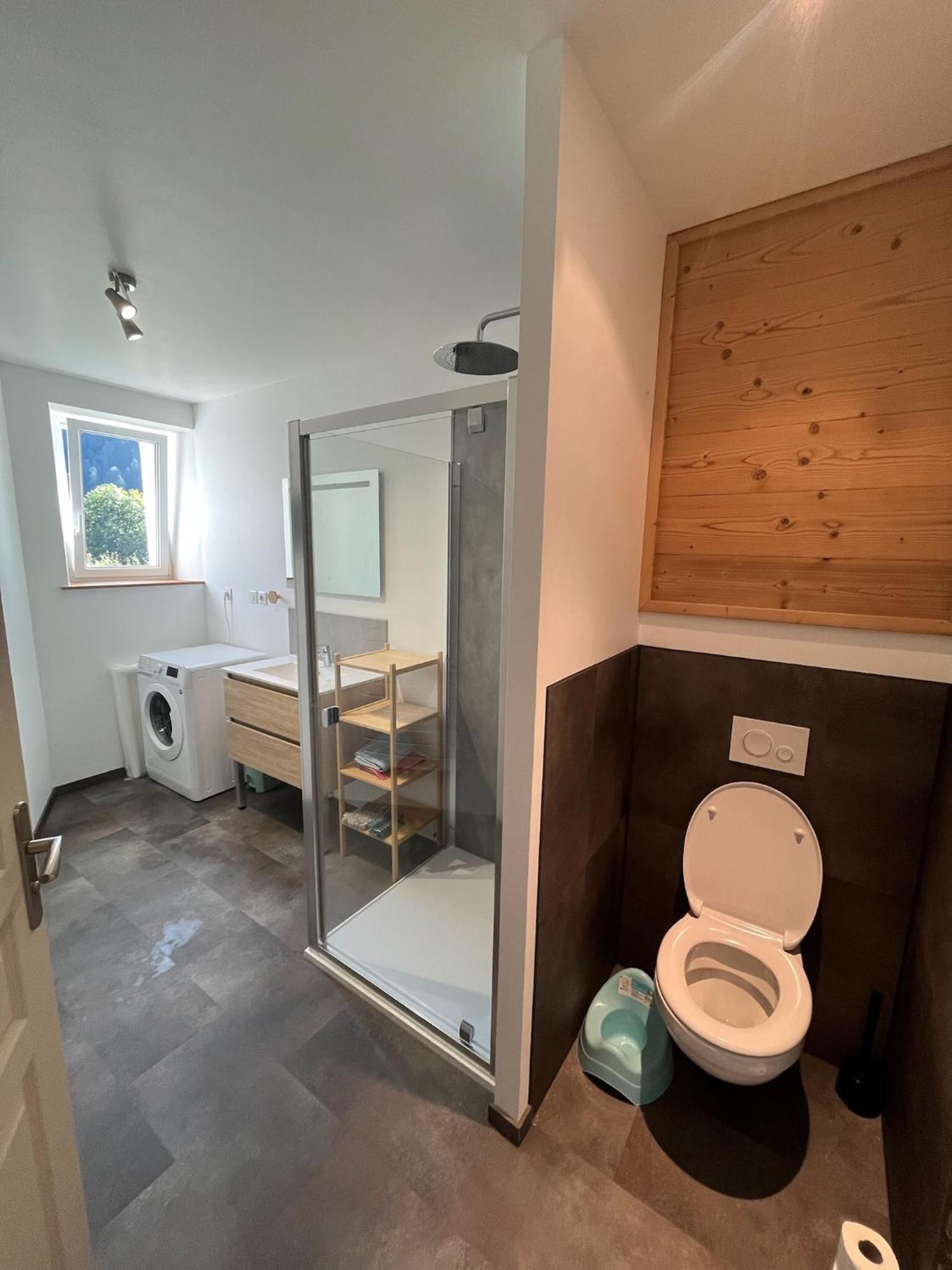 Loft 5 Personnes Type Chalet Avec Jardin Saint-Maurice-sur-Moselle Luaran gambar